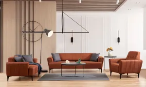 Hanah Home Křeslo Hamlet cihlové