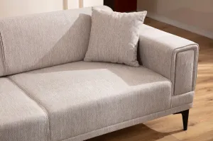 Hanah Home Dvoumístná pohovka Horizon 170 cm světle hnědá