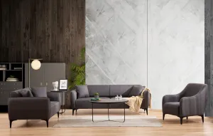 Kreslo ušiak Belissimo - Dark Grey