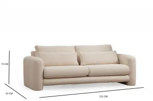 Trojmiestna pohovka Lily Cream - 3