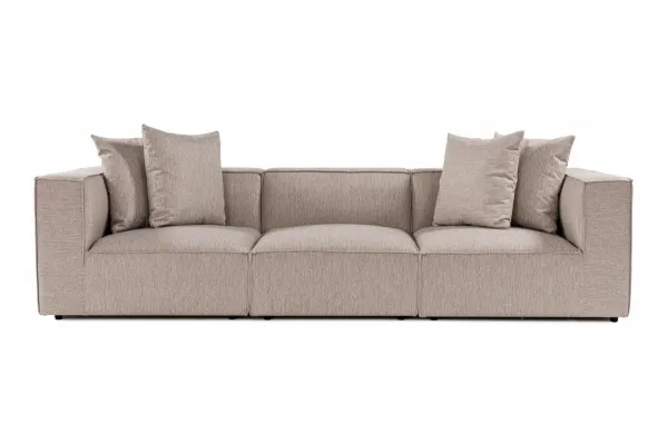 Hanah Home Třímístná pohovka Sora 325 cm pískově béžová