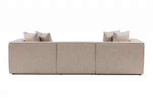 Hanah Home Třímístná pohovka Sora 325 cm pískově béžová