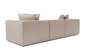 Hanah Home Třímístná pohovka Sora 325 cm pískově béžová