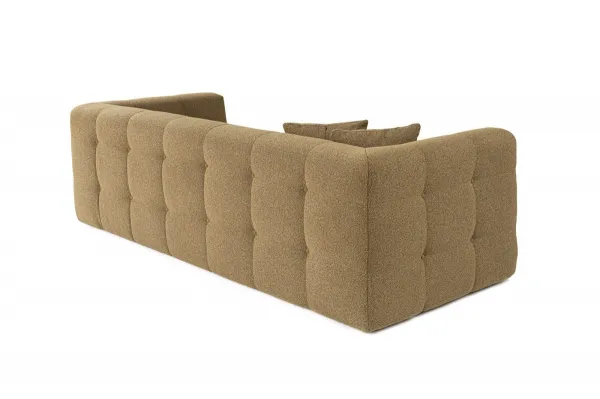 Hanah Home Třímístná pohovka Cady 235 cm khaki