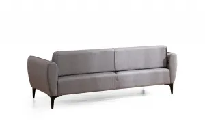 Hanah Home Třímístná rozkládací pohovka Belissimo 220 cm šedá