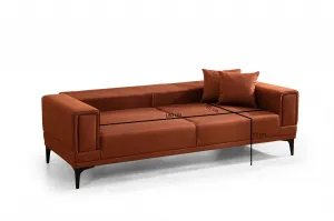 Trojmiestna rozkladacia pohovka Horizon - Tile Red