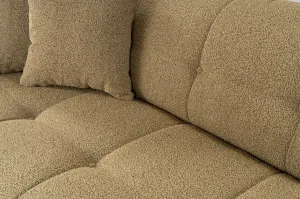 Hanah Home Třímístná pohovka Cady 235 cm khaki