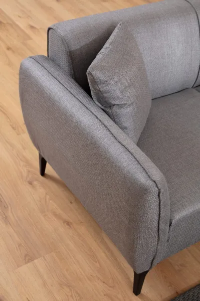 Hanah Home Třímístná rozkládací pohovka Belissimo 220 cm šedá