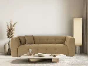 Hanah Home Třímístná pohovka Cady 235 cm khaki