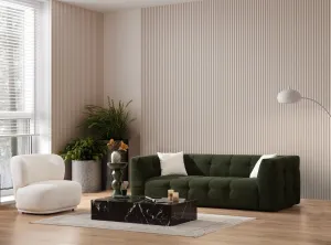Hanah Home Třímístná pohovka Cady 235 cm zelená
