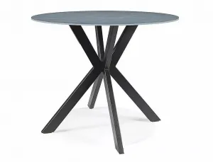 Signal Jídelní stůl Talia 90 cm keramika mramor/černý