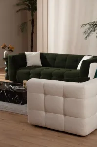 Hanah Home Třímístná pohovka Cady 235 cm béžová