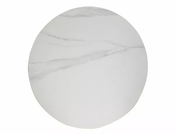 Signal Jídelní stůl Talia 90 cm keramika bílý mramor/černý