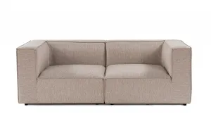 Hanah Home Dvoumístná pohovka Sora 220 cm pískově béžová