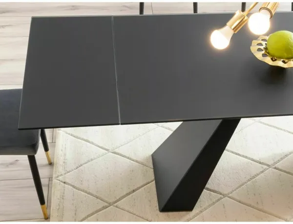 Signal Jídelní rozkládací stůl Salvadore 160/240 cm černý
