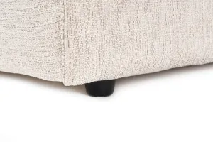 Hanah Home Dvoumístná pohovka Lora 220 cm béžovo-hnědá