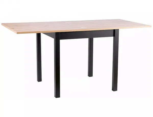 Signal Jídelní rozkládací stůl Flip 80/120 cm dub Artisan/černý
