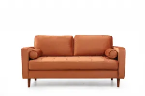 Hanah Home Dvoumístná pohovka Rome 175 cm oranžová