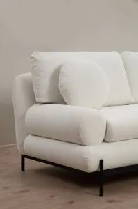 Hanah Home Dvoumístná pohovka Livorno 188 cm bílá