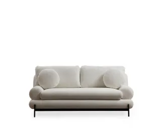 Hanah Home Dvoumístná pohovka Livorno 188 cm bílá