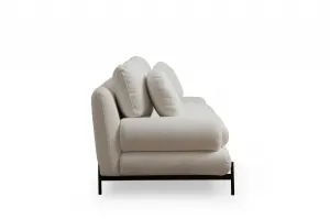 Hanah Home Dvoumístná pohovka Livorno 188 cm bílá