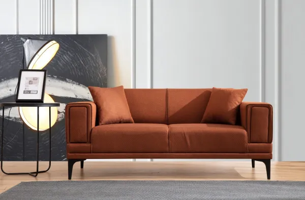 Hanah Home Dvoumístná pohovka Horizon 170 cm cihlová