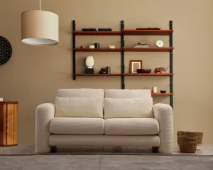 Hanah Home Dvoumístná pohovka Lily 180 cm béžová