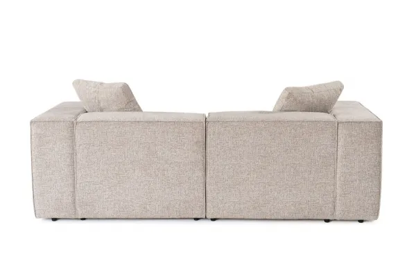 Hanah Home Dvoumístná pohovka Lora 220 cm mocha
