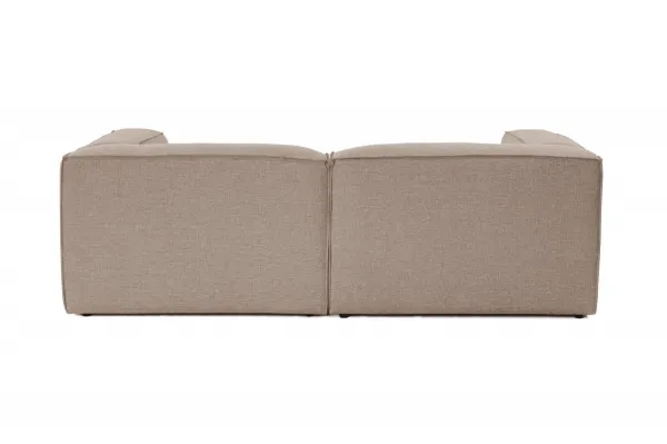 Hanah Home Dvoumístná pohovka Fora 248 cm hnědá