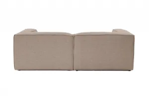 Hanah Home Dvoumístná pohovka Fora 248 cm hnědá