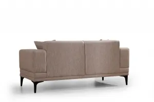 Hanah Home Dvoumístná pohovka Horizon 170 cm světle hnědá
