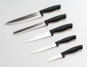 Stojan na nože a kuchyňské náčiní se sadou 5 nožů