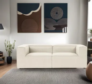 Hanah Home Dvoumístná pohovka Fora 248 cm ecru