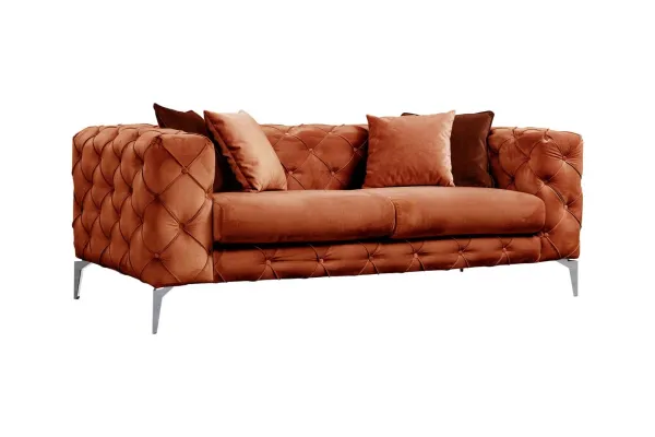 Hanah Home Dvoumístná pohovka Como 197 cm oranžová
