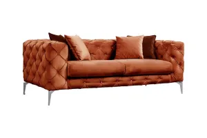 Hanah Home Dvoumístná pohovka Como 197 cm oranžová