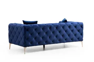 Hanah Home Dvojmiestna pohovka Como 197 cm modrá