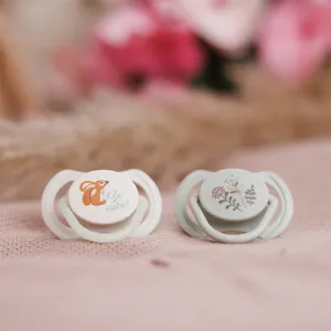 BABYONO Cumlíky silikónové symetrické 6-18m, 2 ks