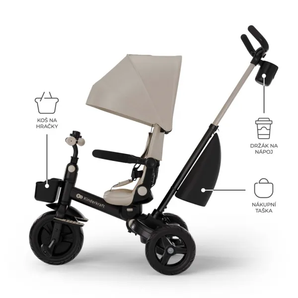 Trojkolka Kinderkraft Aveo 2 Plus Farba: Beige