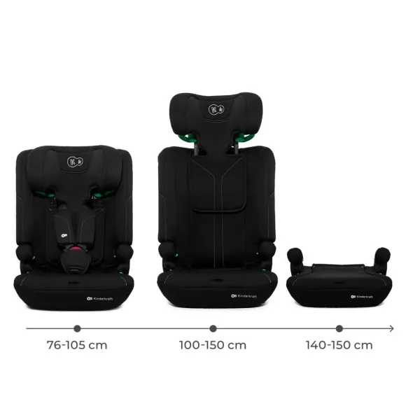 Autosedačka Kinderkraft I-Comfy i-Size Farba: Black