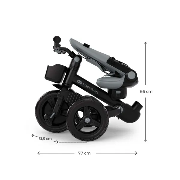 Trojkolka Kinderkraft Aveo 2 Plus Farba: Grey