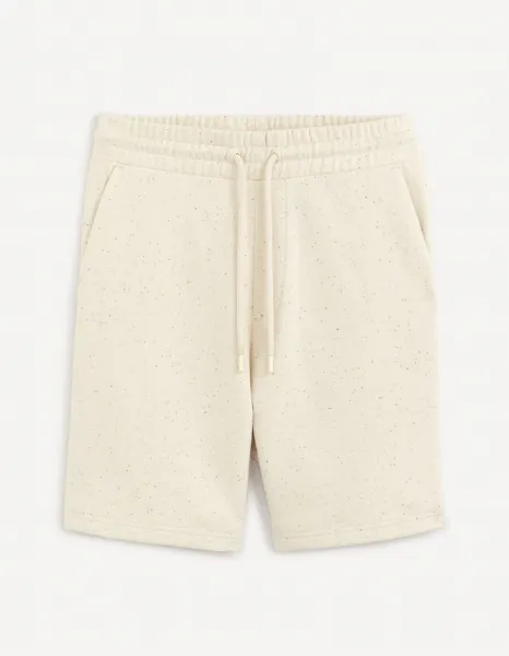 Celio Cotton Shorts Bonepsey - Mens