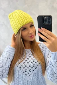 Dámska čiapka Rebeka K345 žltá