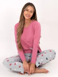 Dámske pyžamo s dlhým rukávom