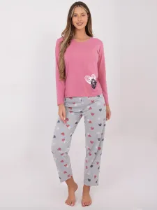 Dámske pyžamo s dlhým rukávom