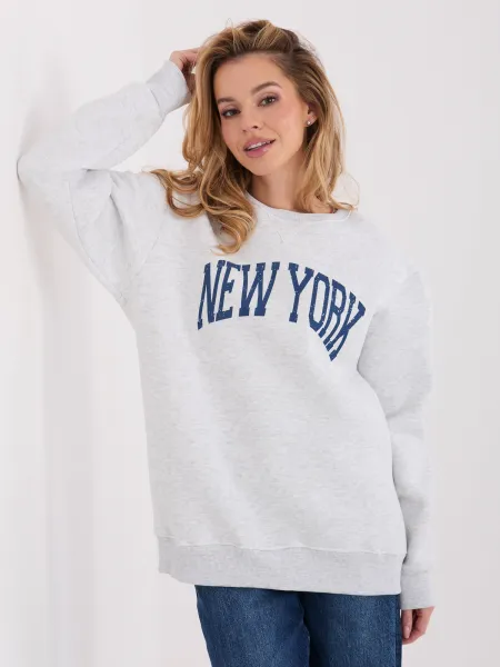 Svetlosivá mikina New York