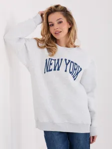 Svetlosivá mikina New York
