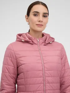 Svetloružová dámska zimná bunda ORSAY