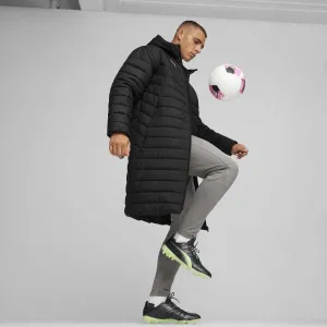 Puma TEAMFINAL BENCH JACKET Pánska zimná bunda, čierna, veľkosť