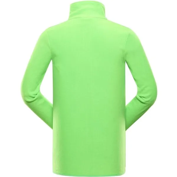 ALPINE PRO GARIM Pánska outdoorová mikina, zelená, veľkosť