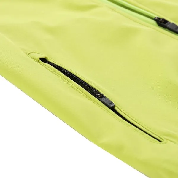 ALPINE PRO GEROCO Detská softshellová bunda, žltá, veľkosť 152-158